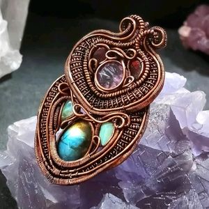 Handmade Wire Wrapped Pendant